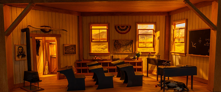 One Room School House - 1865 - full view